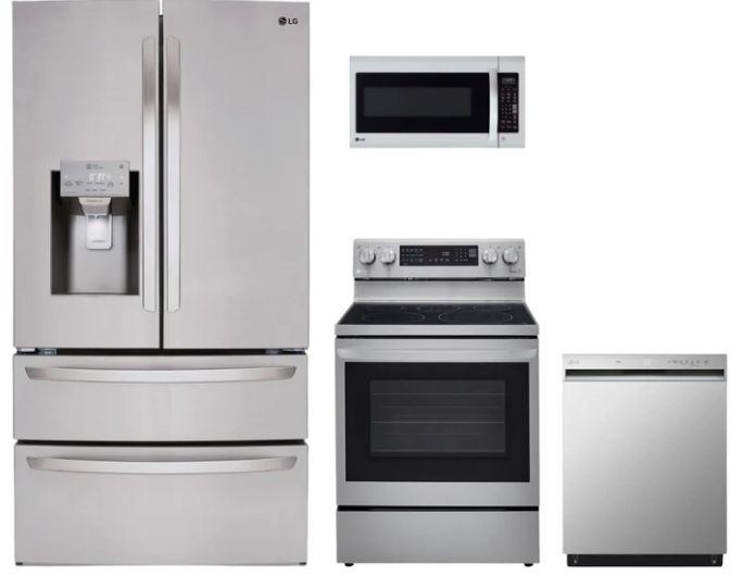 Ceramic Coating of Stove, Microwave Hood, Dishwasher, & Refrigerator