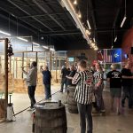 Splittin' Wood Axe Throwing