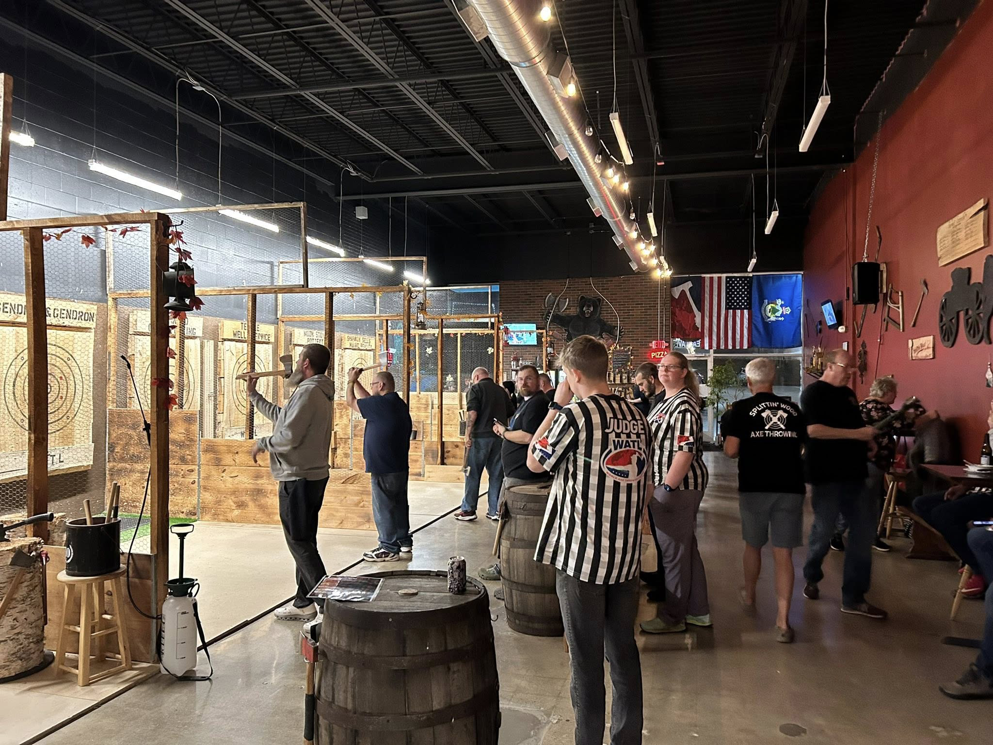Splittin' Wood Axe Throwing