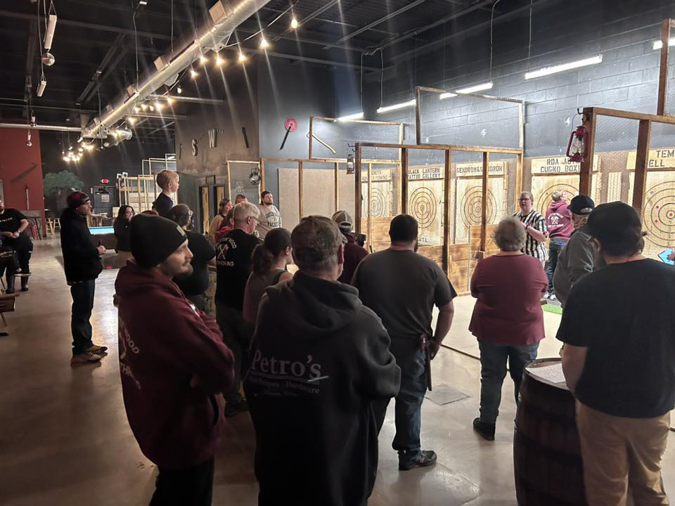 Splittin' Wood Axe Throwing