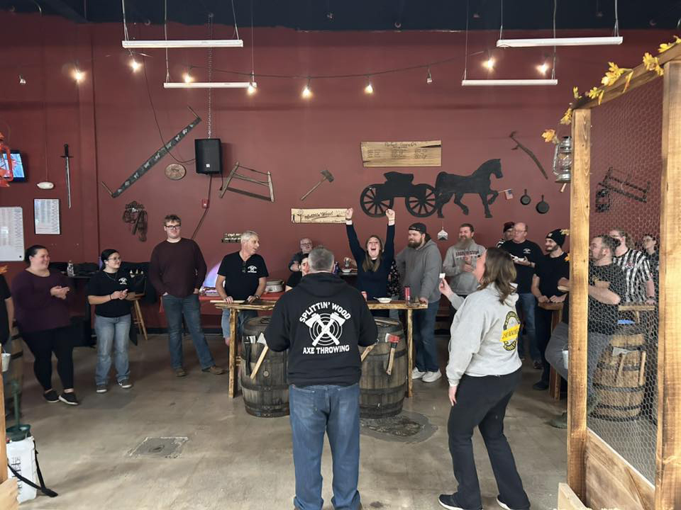 Splittin' Wood Axe Throwing