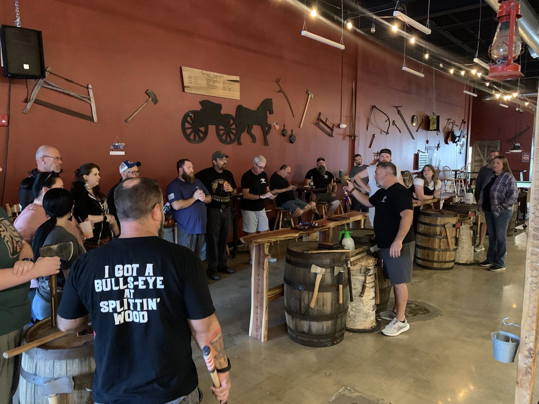 Splittin' Wood Axe Throwing