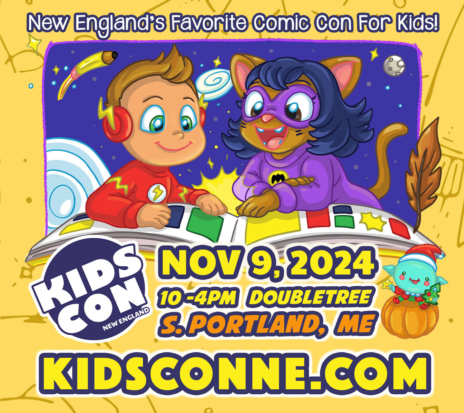 Ticket to Kids Con New England Saturday November 9, 2024