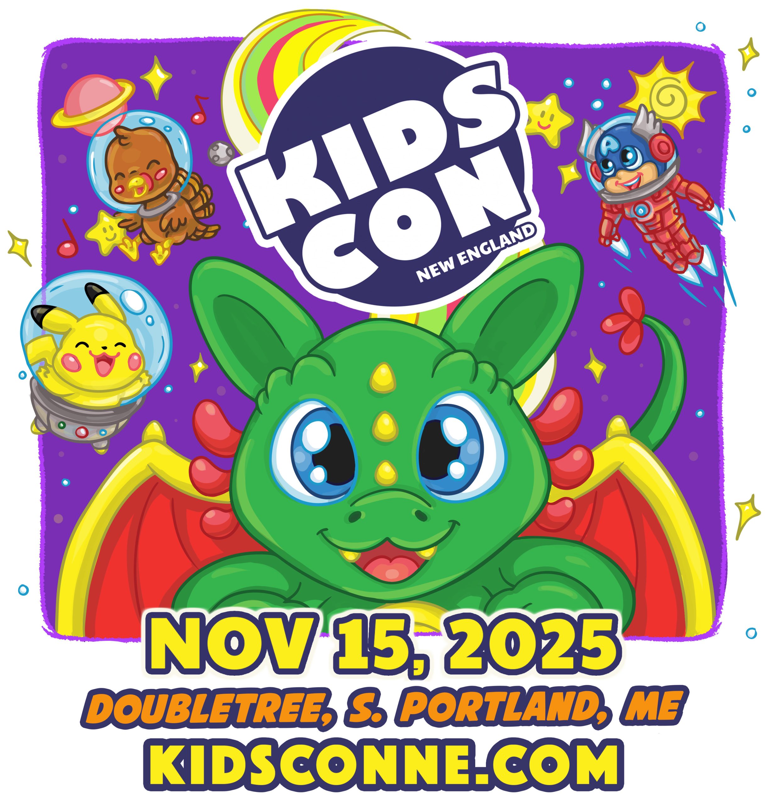 Ticket to Kids Con New England November 15, 2025