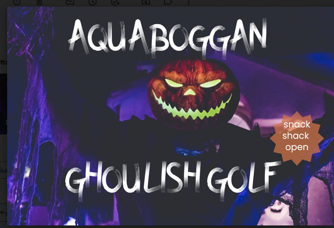Aquaboggan Ghoulish Golf
