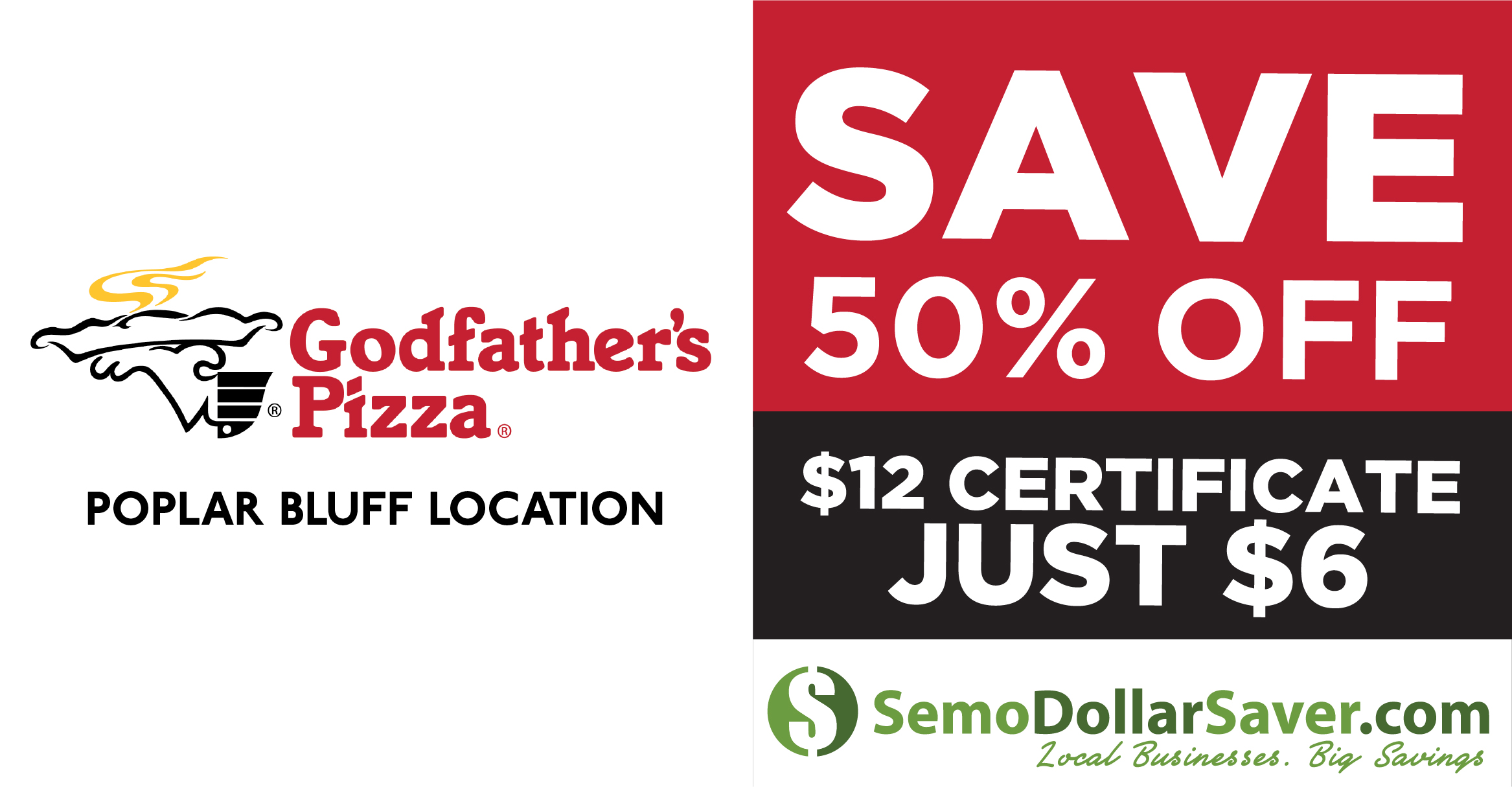 One Lunch or Dinner Buffet at Godfather’s Pizza