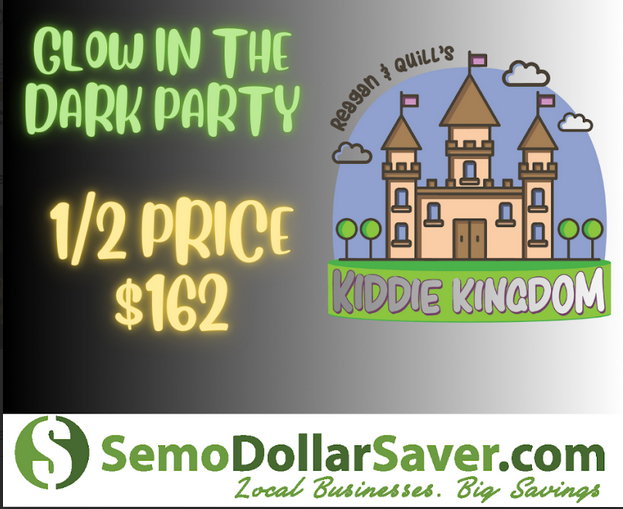 Reagan & Quill's Kiddie Kingdom Glow In the Dark Party