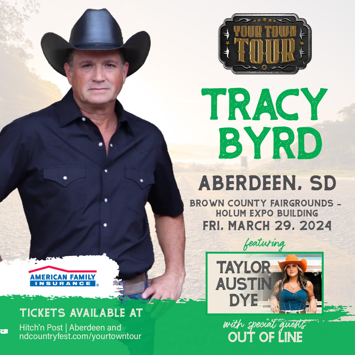 Tracy Byrd VIP Concert Tickets Aberdeen, SD March 29, 2024